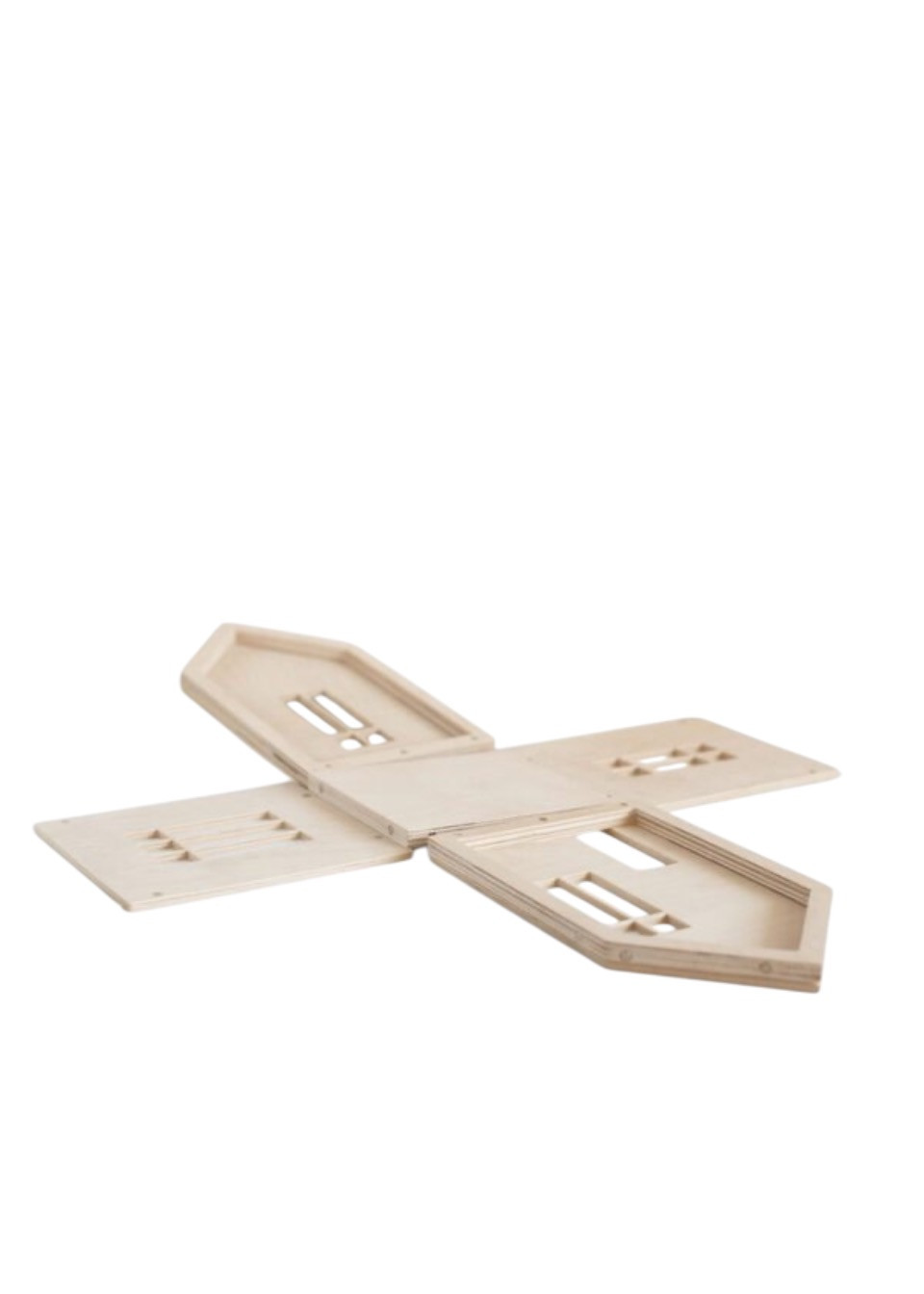 Natural wooden dollhouse - BABAÏ