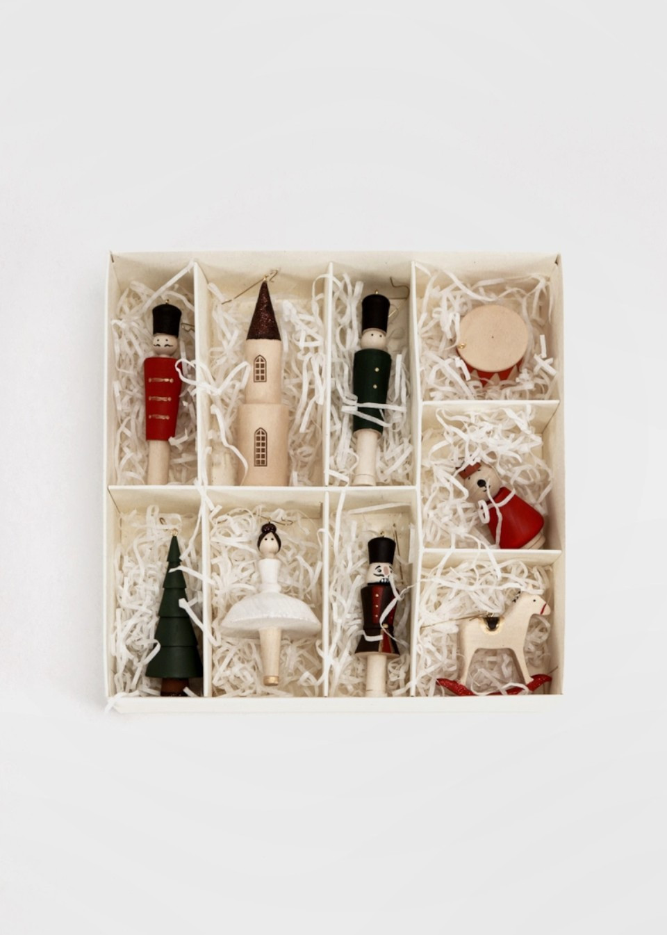 Box of 9 Nutcracker ornaments - SABO