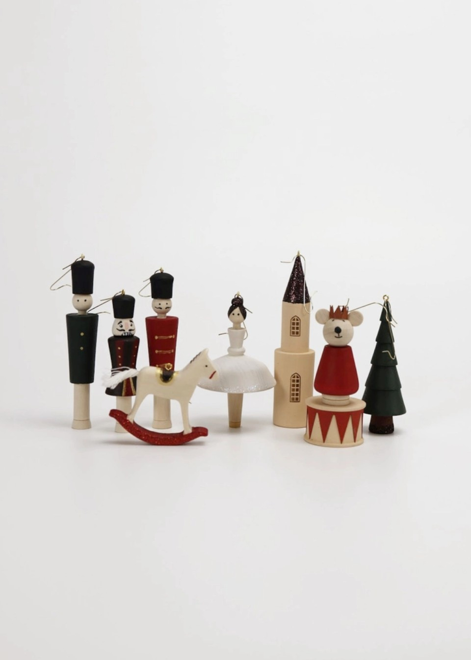 Box of 9 Nutcracker ornaments - SABO