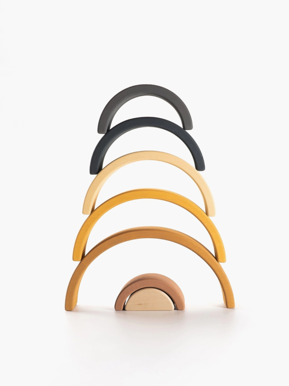 Arc en ciel à empiler en bois - SABO
