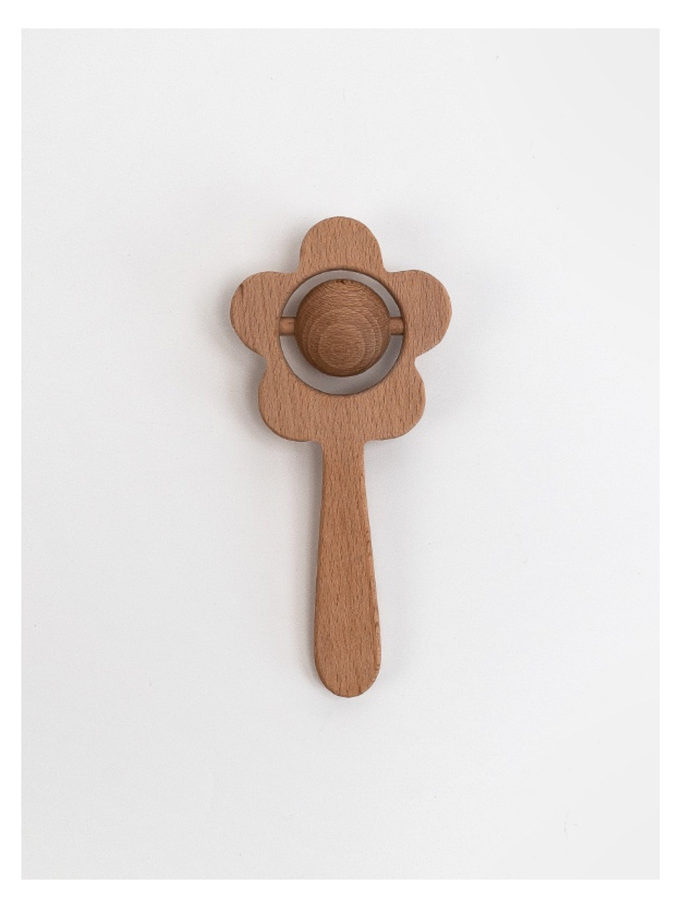 Wooden Flower Rattle - SABO