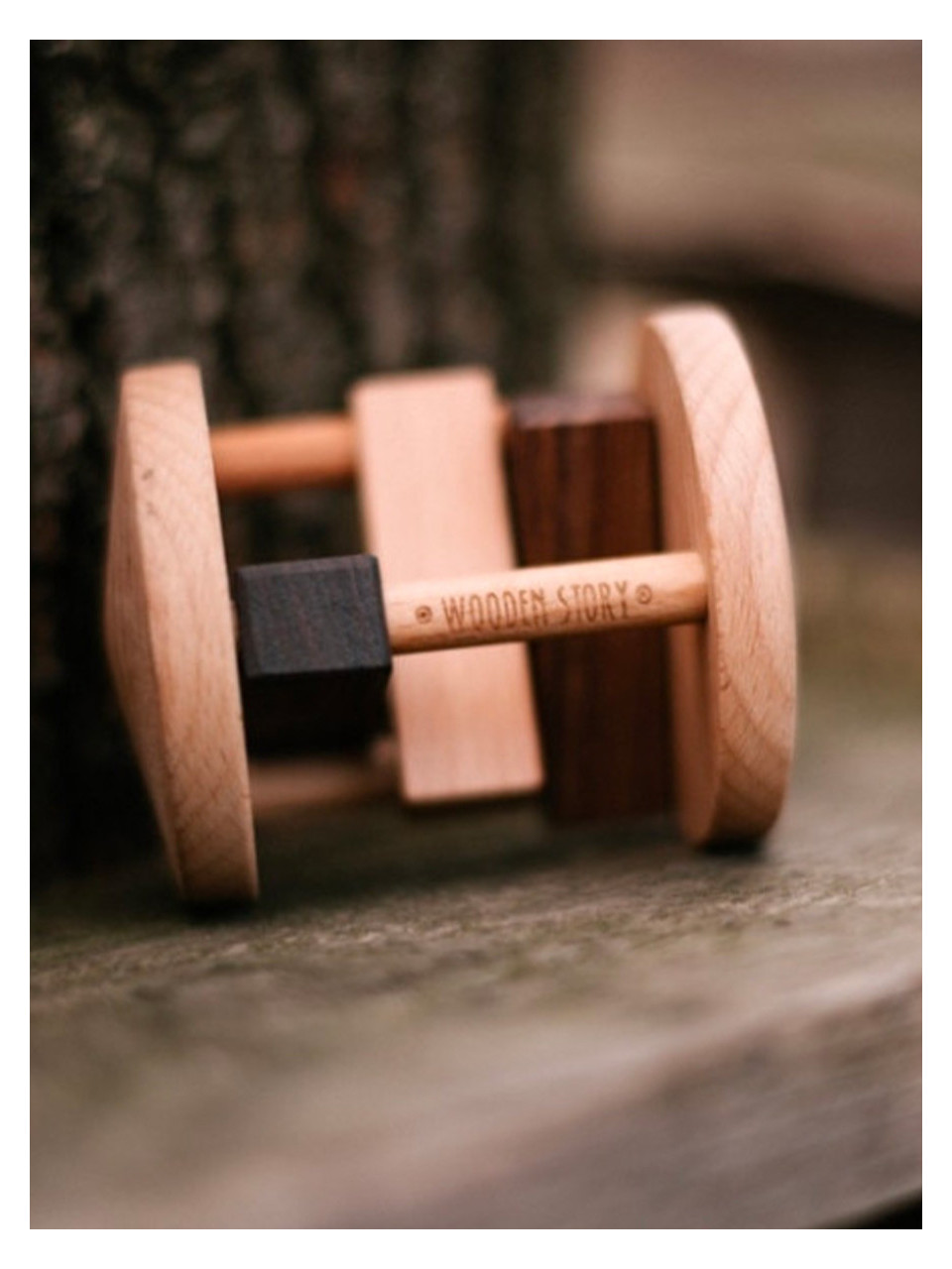 Fieldfare Rattle - WOODEN STORY