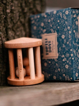 Turtle dove rattle - WOODEN STORY