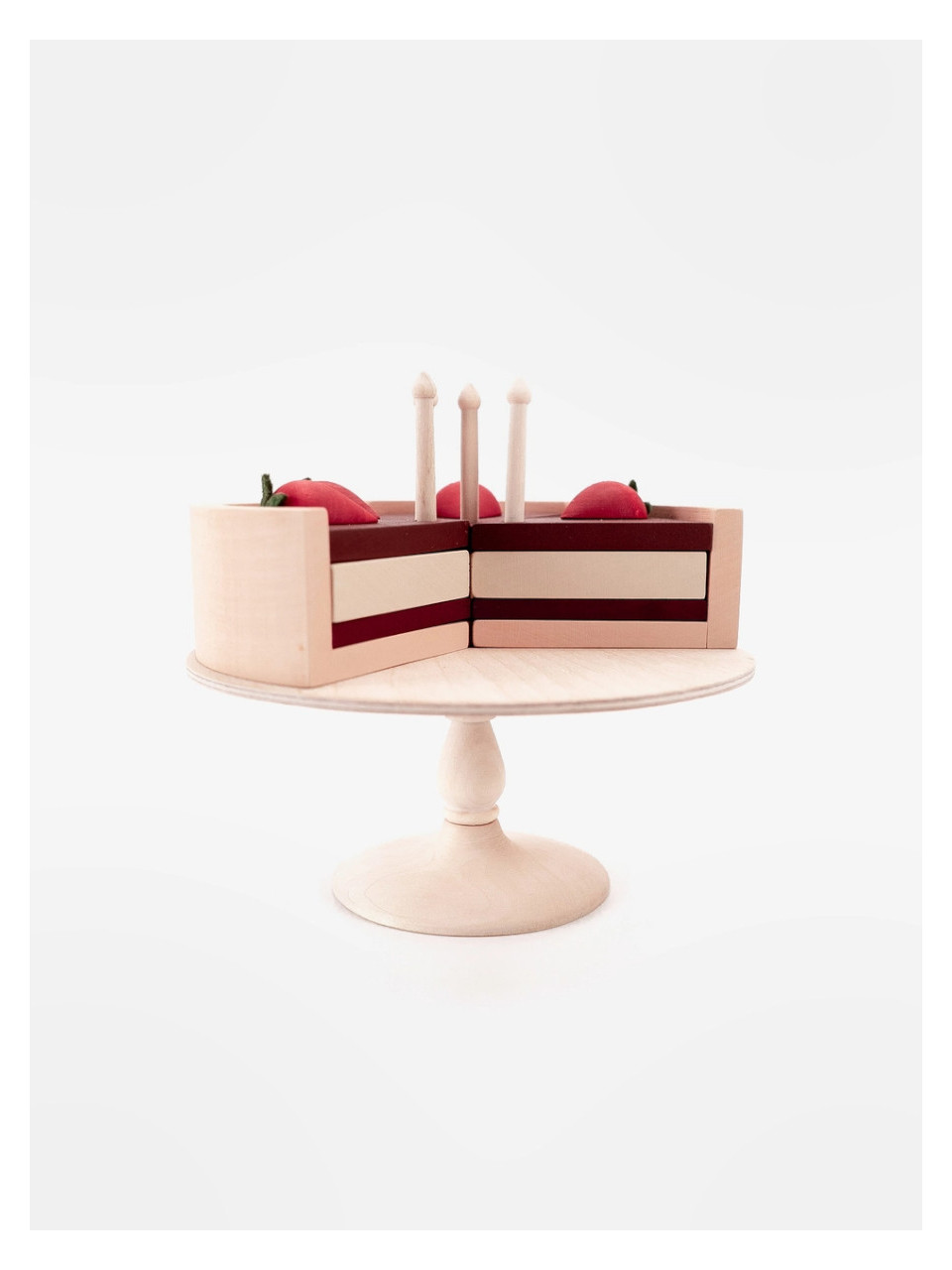 Wooden Cake on stand - SABO