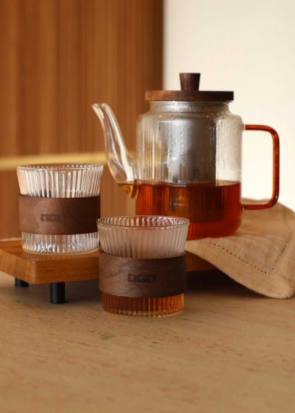 Coffret Théière et verres Karl - OGO LIVING