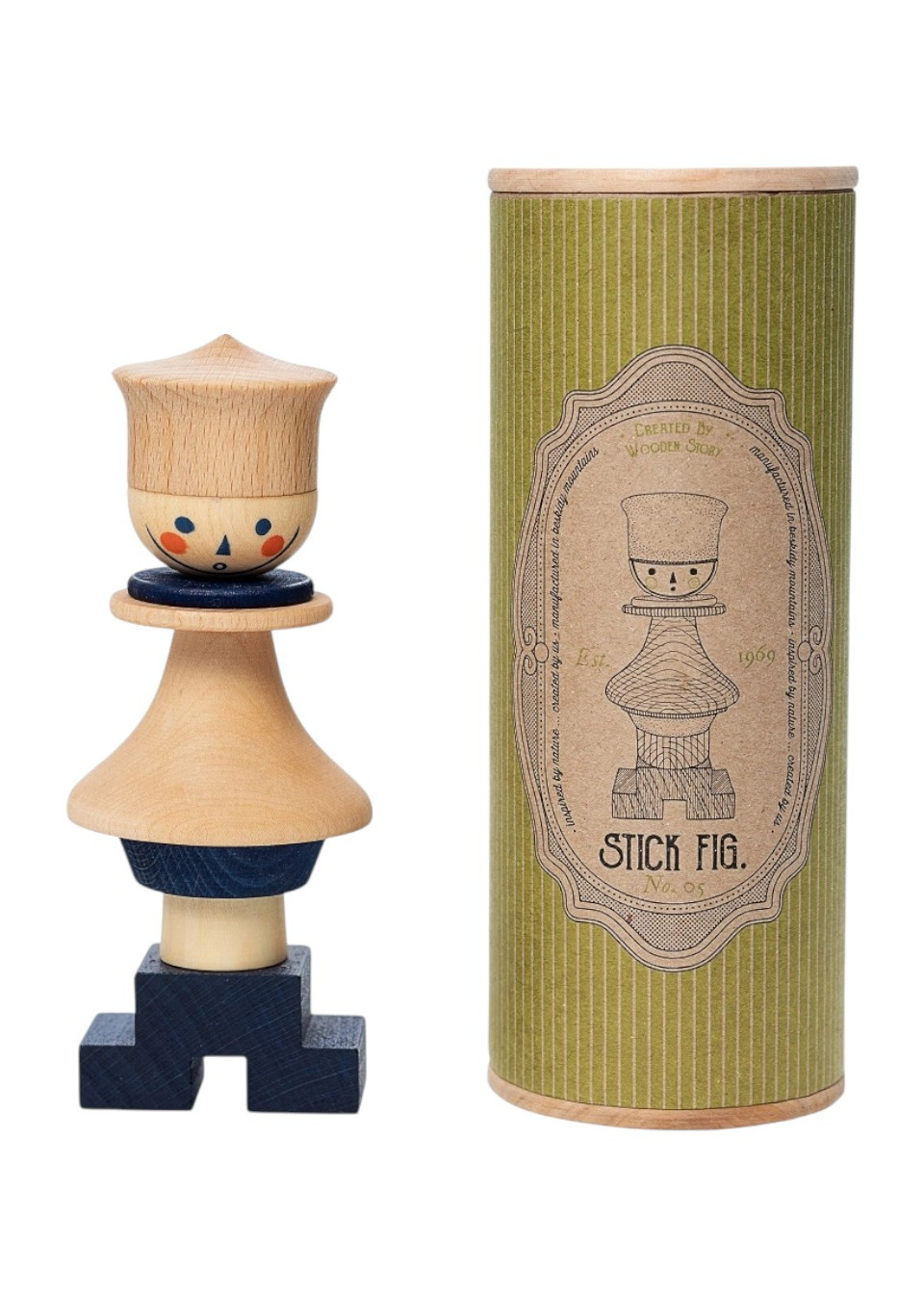 Stacking Toy Stick n°05 - WOODEN STORY