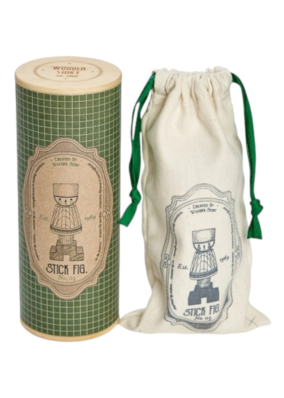 Bonhomme en bois empilable n°03 - WOODEN STORY