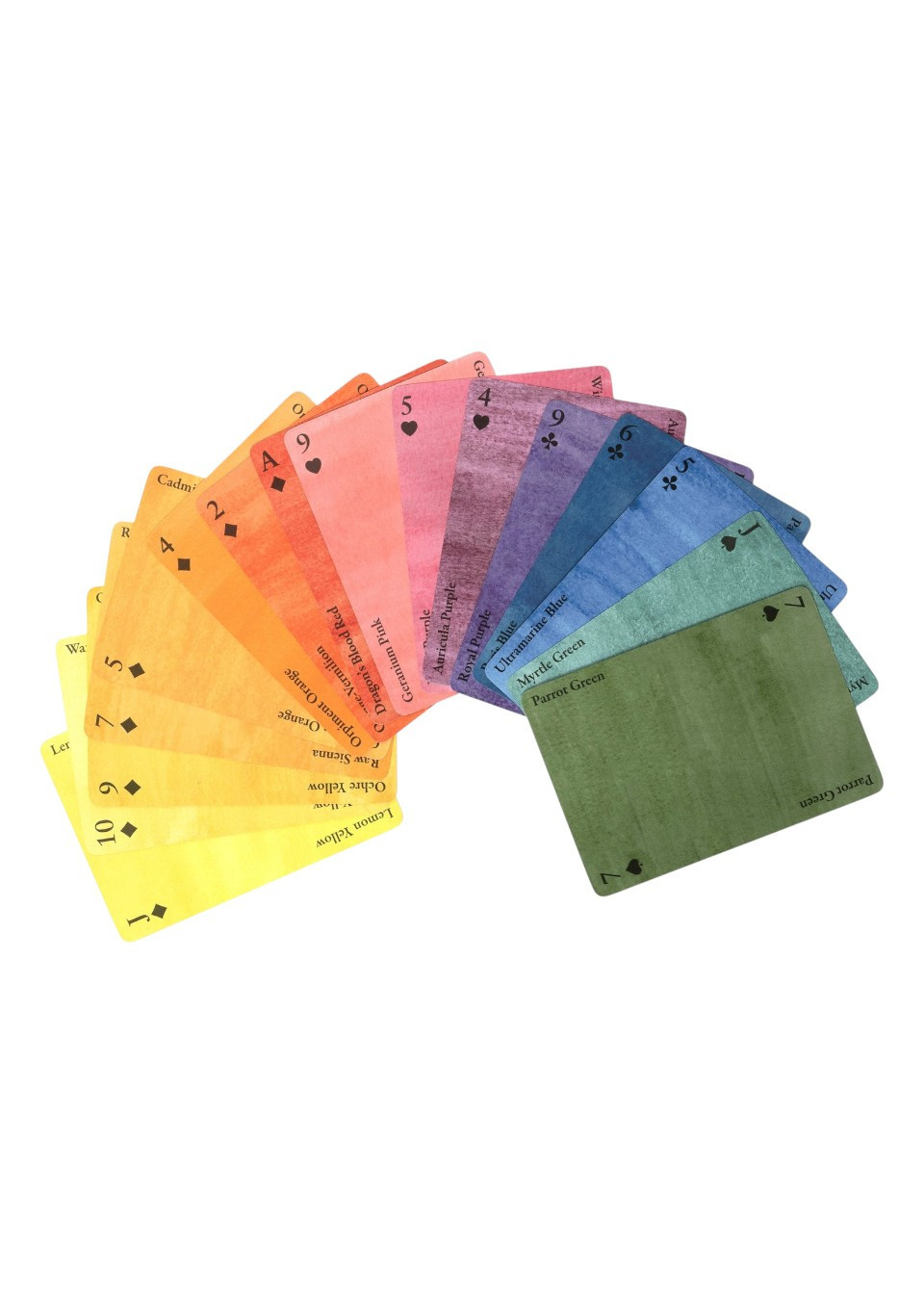 Jeu de cartes Nomenclature des Couleurs - ROOMYTOWN