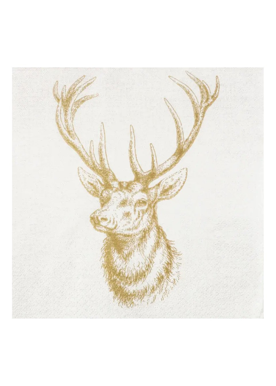 Paper napkins - Beige Reindeer