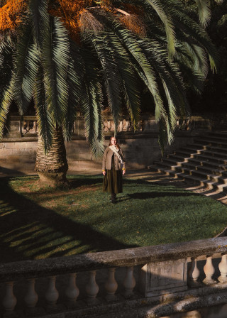 Veste femme en moleskine taupe - LE VESTIAIRE DE JEANNE