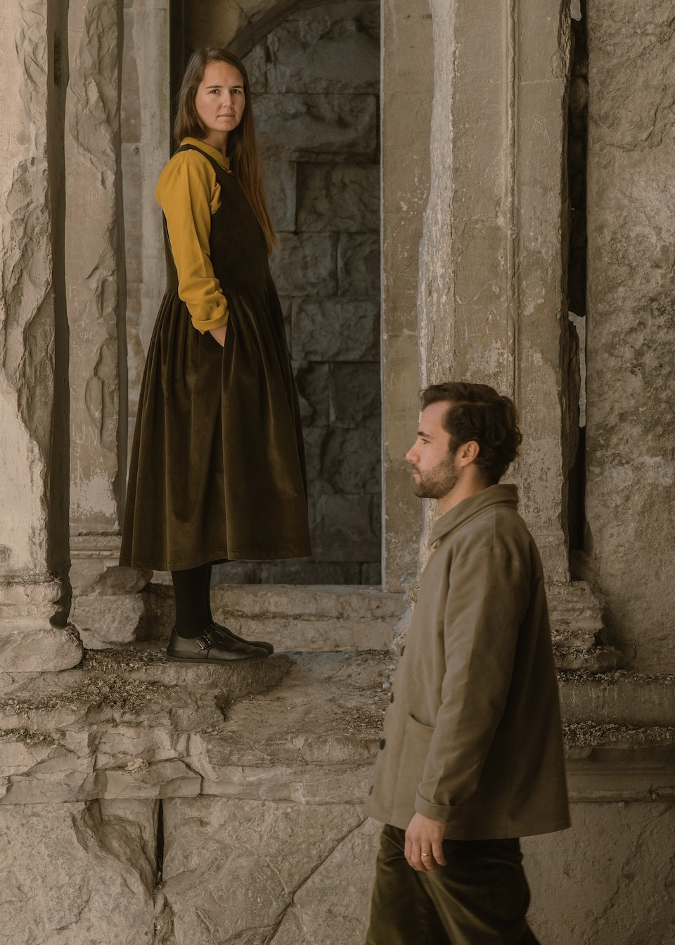 Veste homme en moleskine taupe - LE VESTIAIRE DE JEANNE