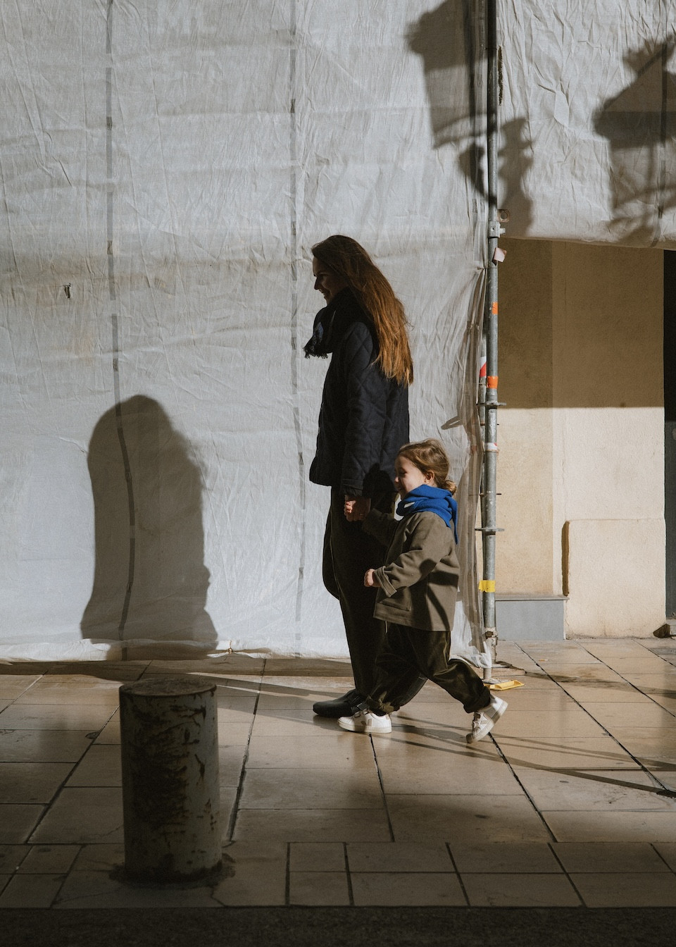 Veste homme en lainage matelassé bleu marine - LE VESTIAIRE DE JEANNE