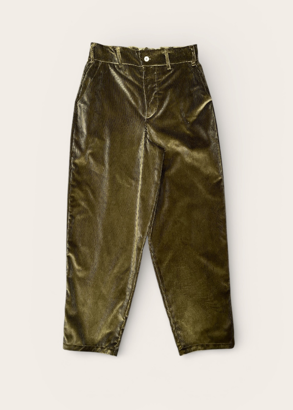 Trousers 01 in night blue cotton canvas - LE VESTIAIRE DE JEANNE