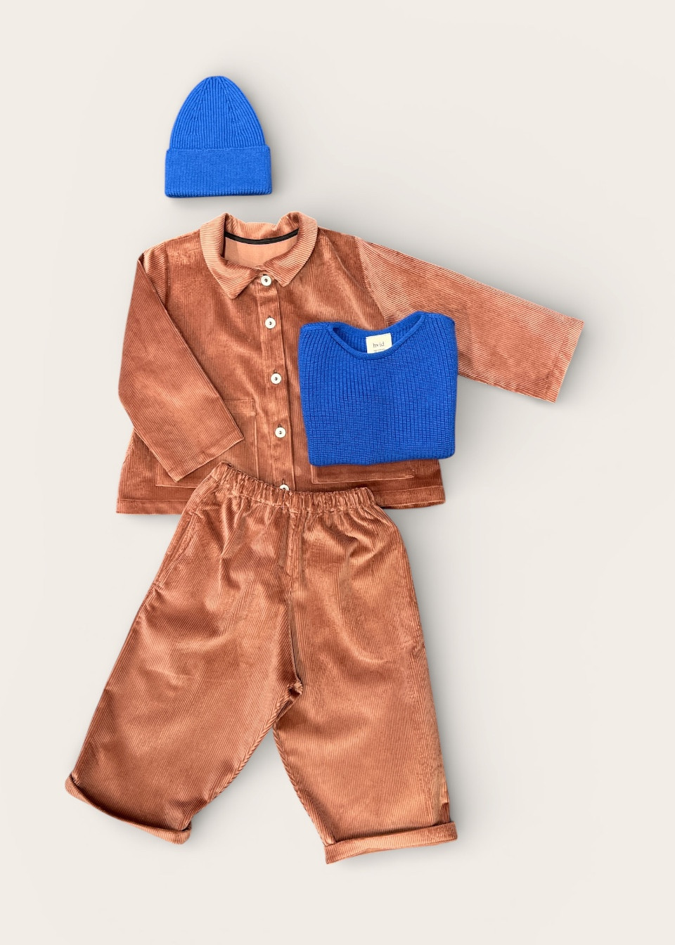 Kid jacket, blush corduroy