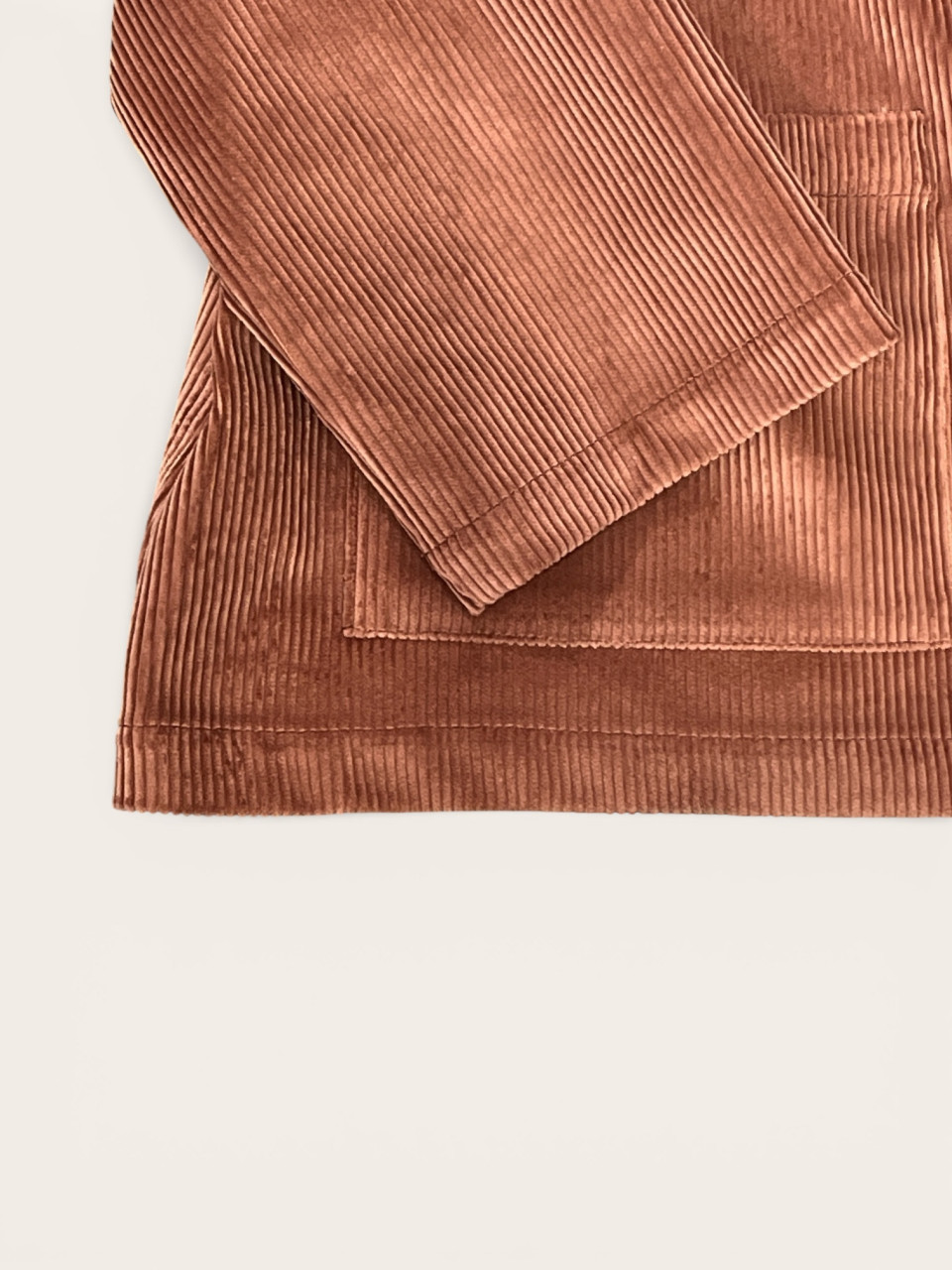 Kid jacket, blush corduroy