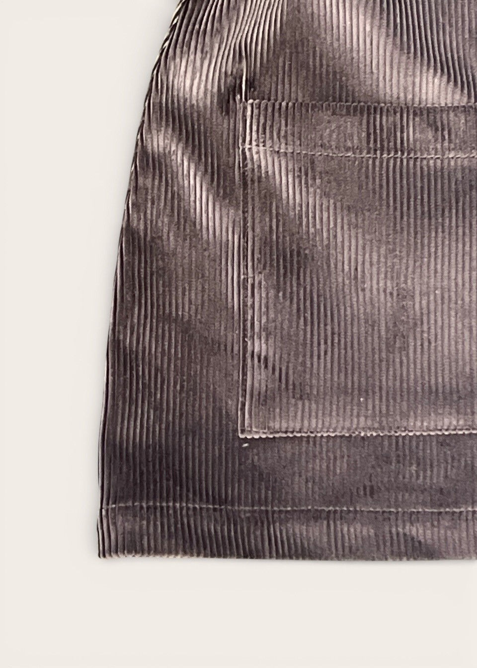 Veste enfant en velours gris souris - LE VESTIAIRE DE JEANNE