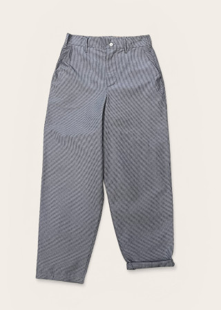 Pantalon 01 en vichy bleu - LE VESTIAIRE DE JEANNE