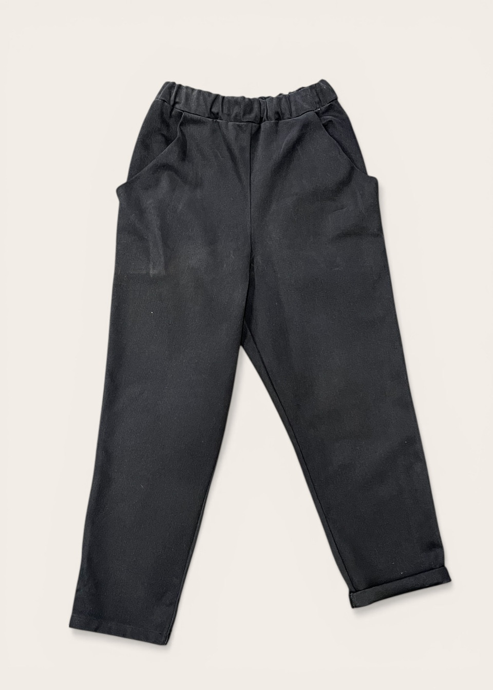 Pantalon à poches, jean noir