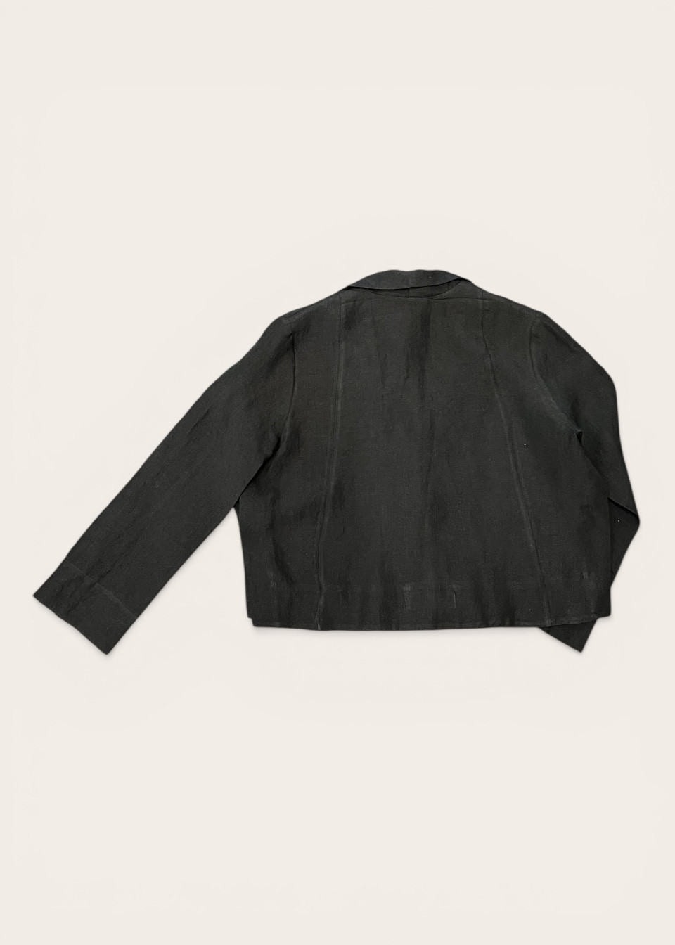 Jacket 08, black linen