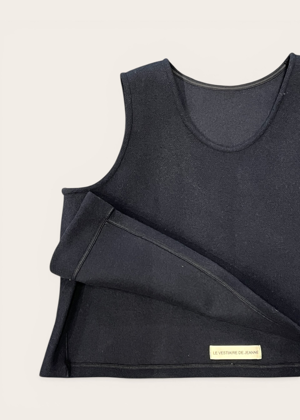 Pull 02, drap marine - LE VESTIAIRE DE JEANNE