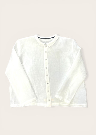 Shirt 05, white linen
