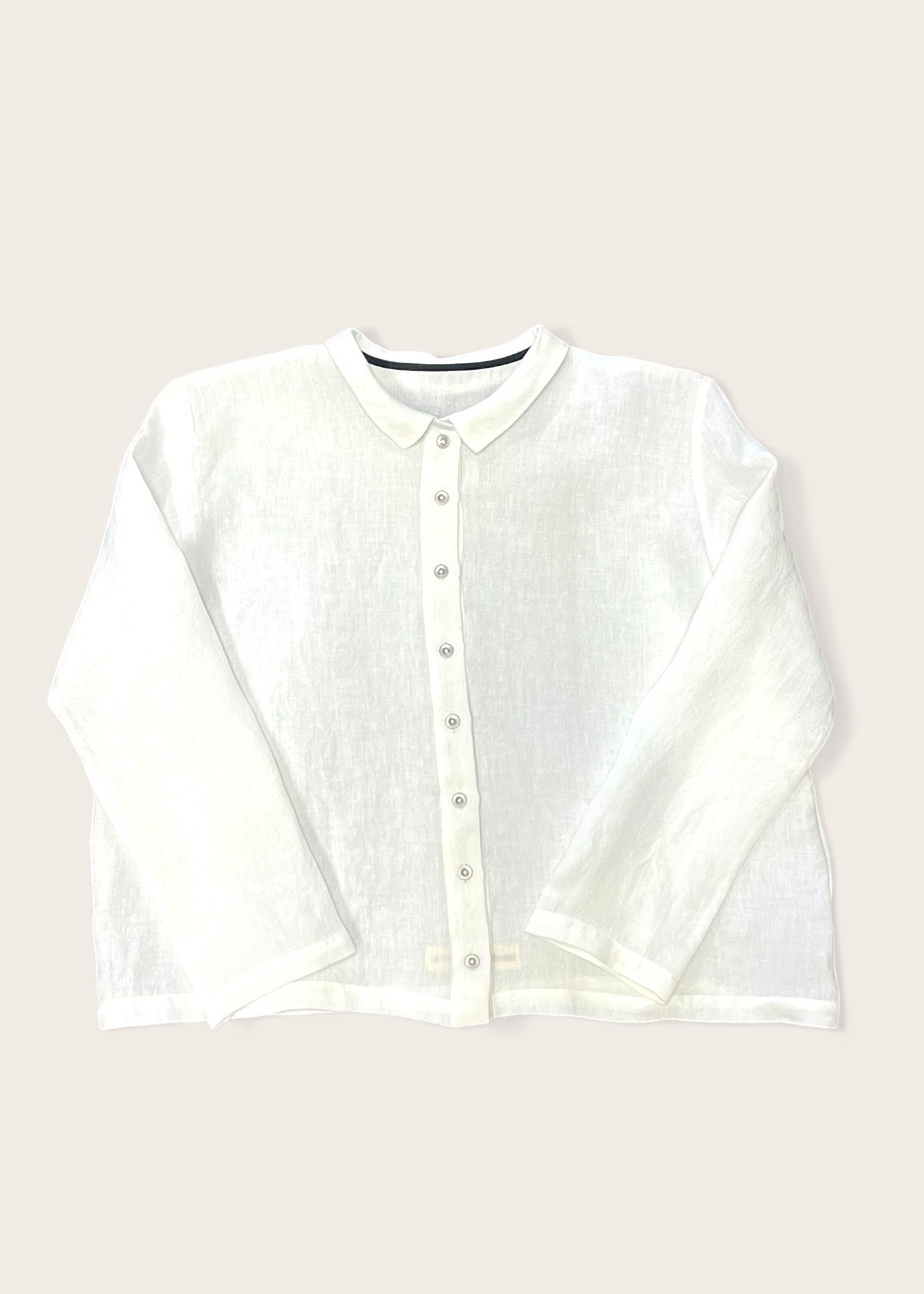 Chemise 05, lin blanc
