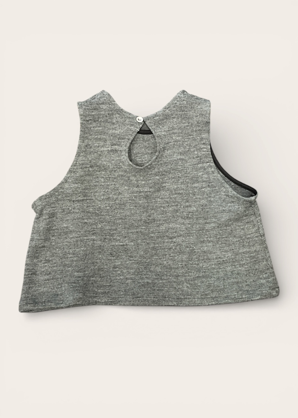 Pull enfant, en jersey gris clair - LE VESTIAIRE DE JEANNE