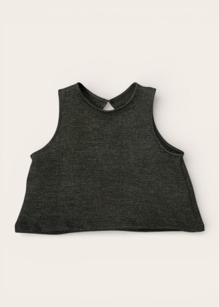 Kid sweater in dark grey jersey - LE VESTIAIRE DE JEANNE