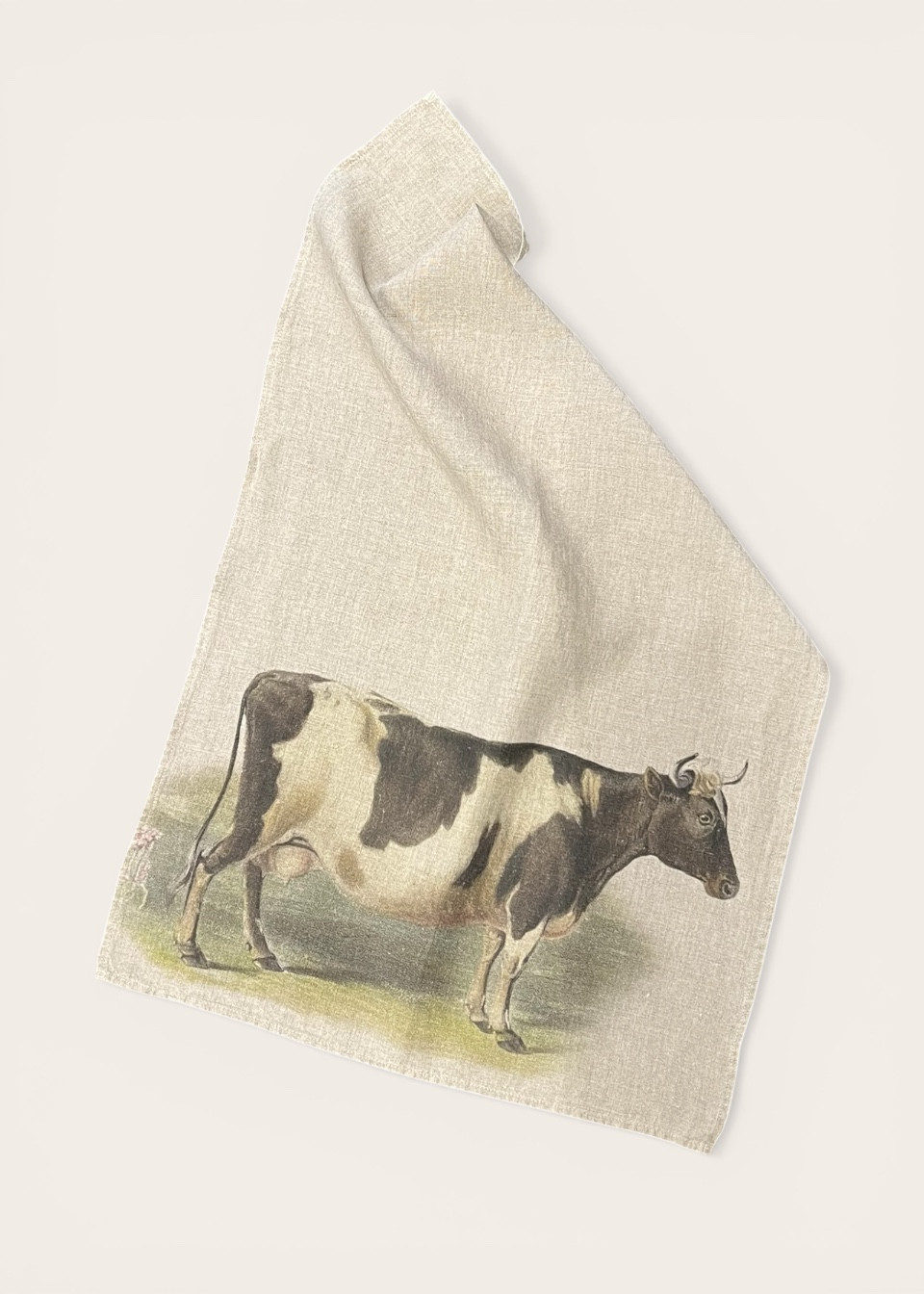 Torchon en lin "Vache" - LINOROOM