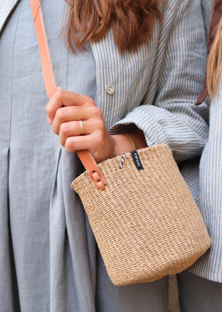 Mini panier Kiondo naturel - MIFUKO