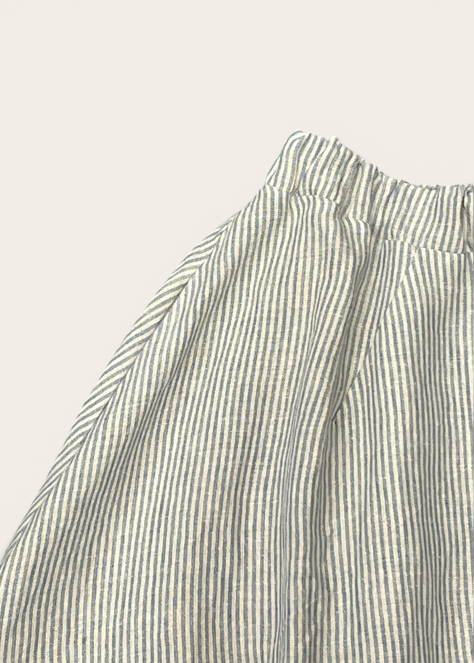 Sky blue linen long skirt - LE VESTIAIRE DE JEANNE
