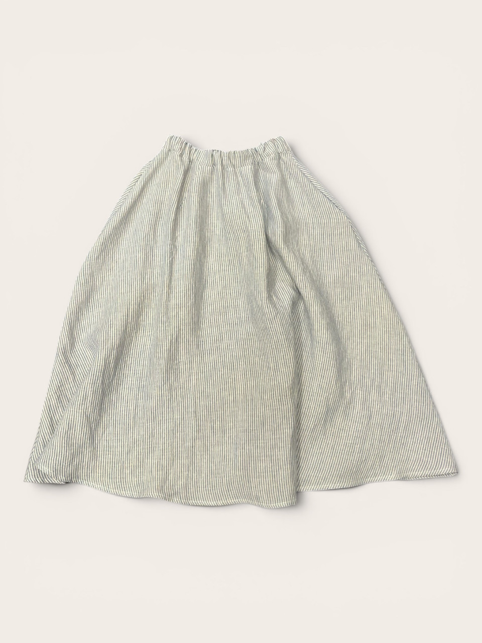 Sky blue linen long skirt - LE VESTIAIRE DE JEANNE