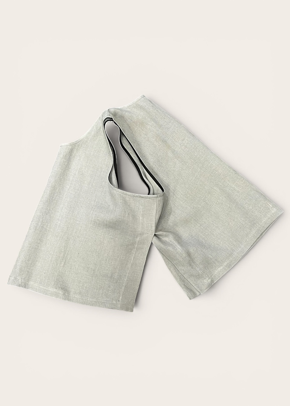 Pull 02, lin bleu orage - LE VESTIAIRE DE JEANNE