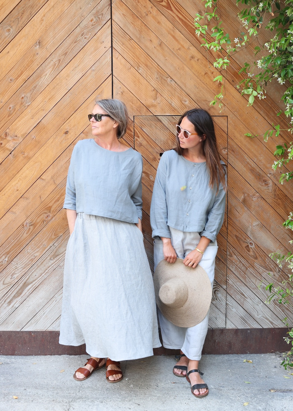 Pull 03 en lin bleu orage - LE VESTIAIRE DE JEANNE