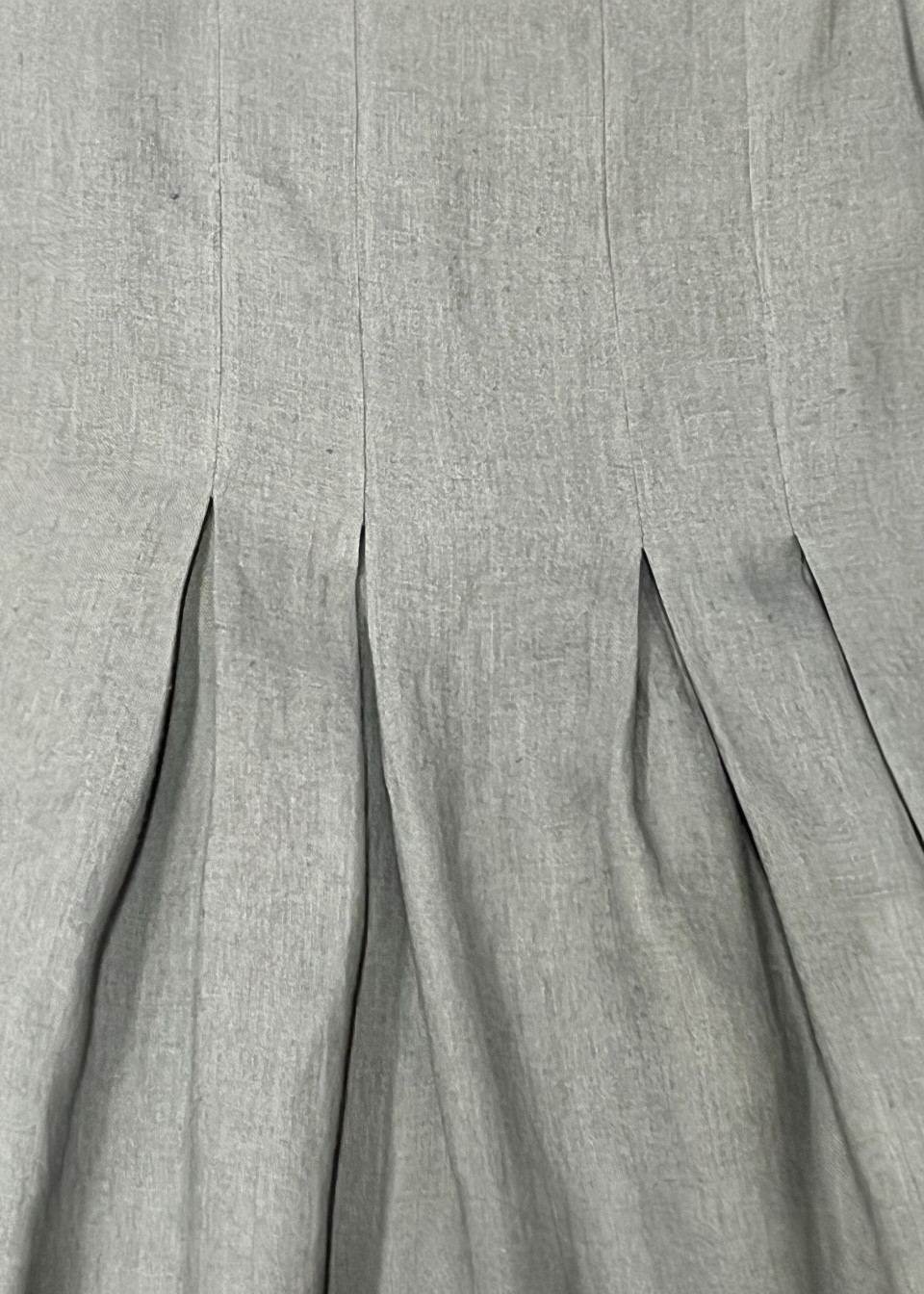 Robe 15 en lin bleu orage - LE VESTIAIRE DE JEANNE