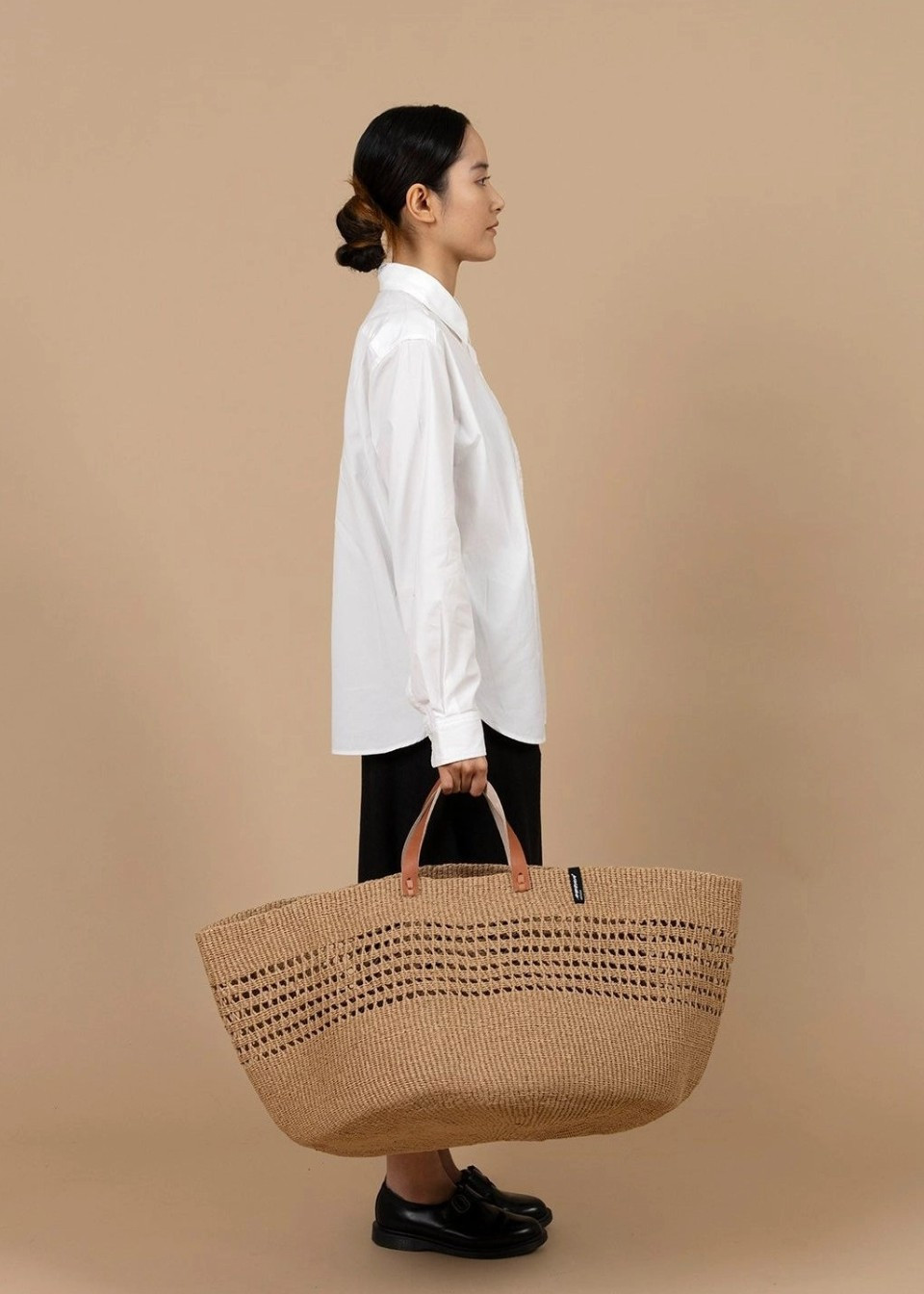 XXL Basket Kiondo natural - MIFUKO