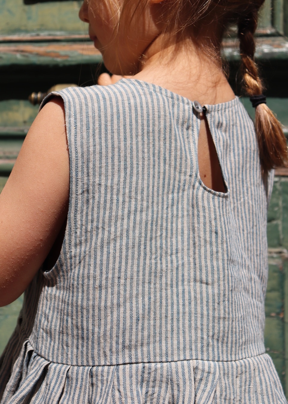 Robe à plis rayée pour enfant - LE VESTIAIRE DE JEANNE