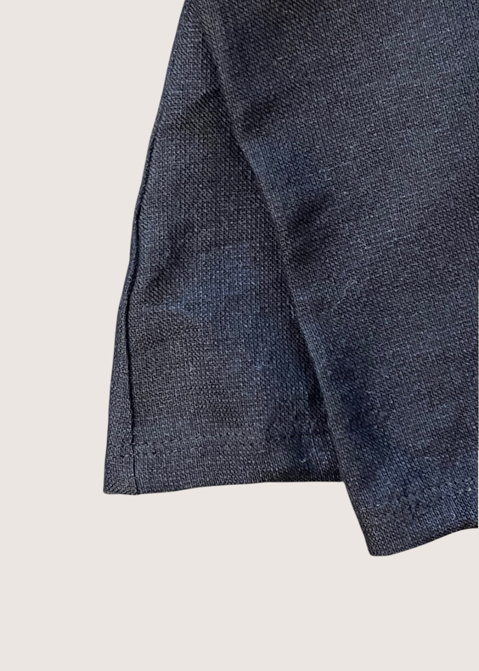Blouse manches longues, lainage fin bleu