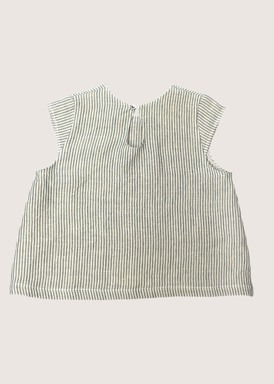 Striped short sleeves blouse - LE VESTIAIRE DE JEANNE