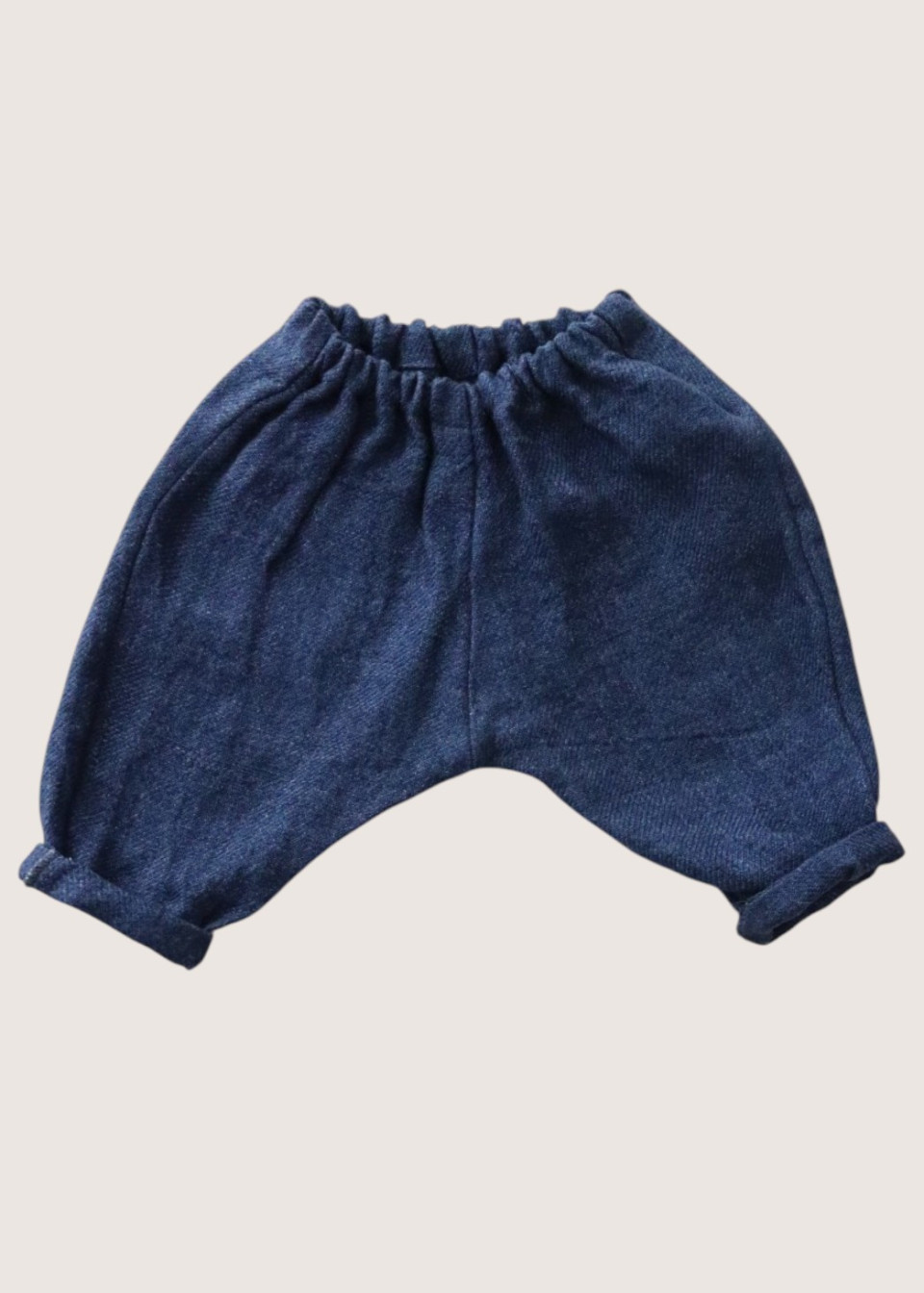 Classic trousers, heavy indigo linen