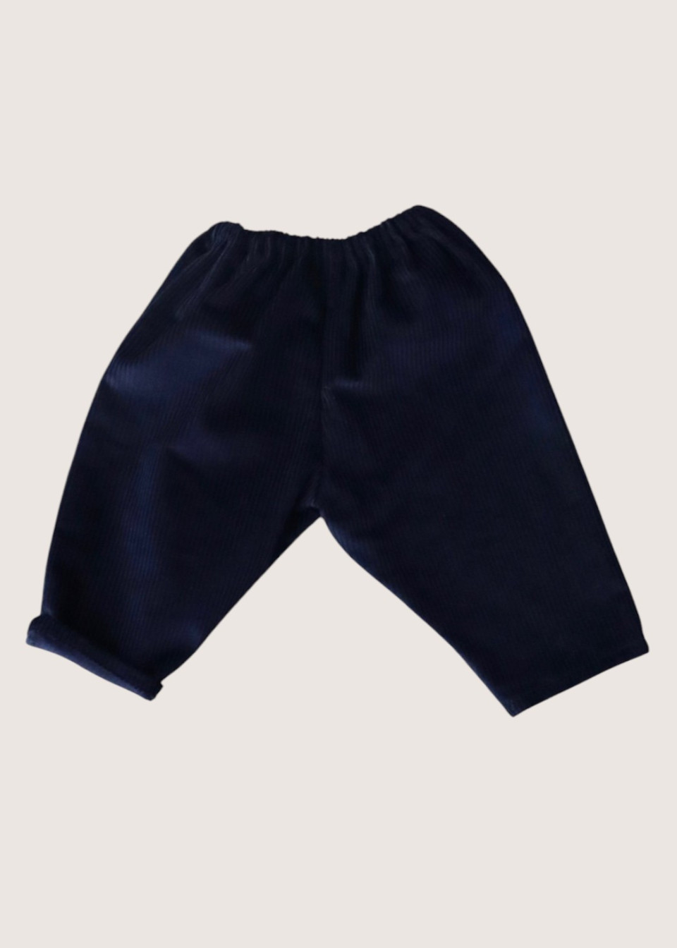 Classic trousers, night blue corduroy