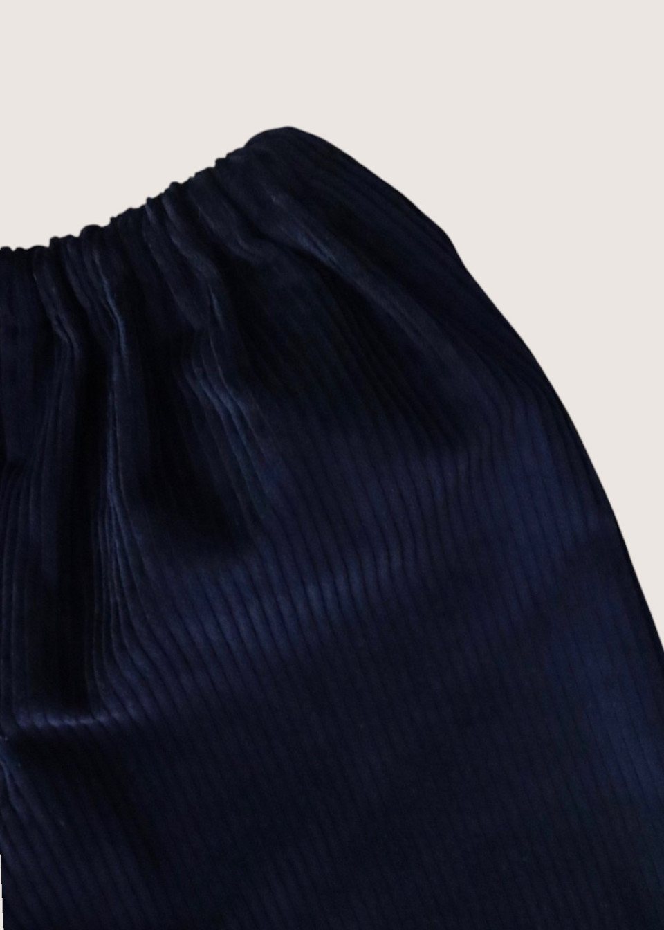 Classic trousers, night blue corduroy