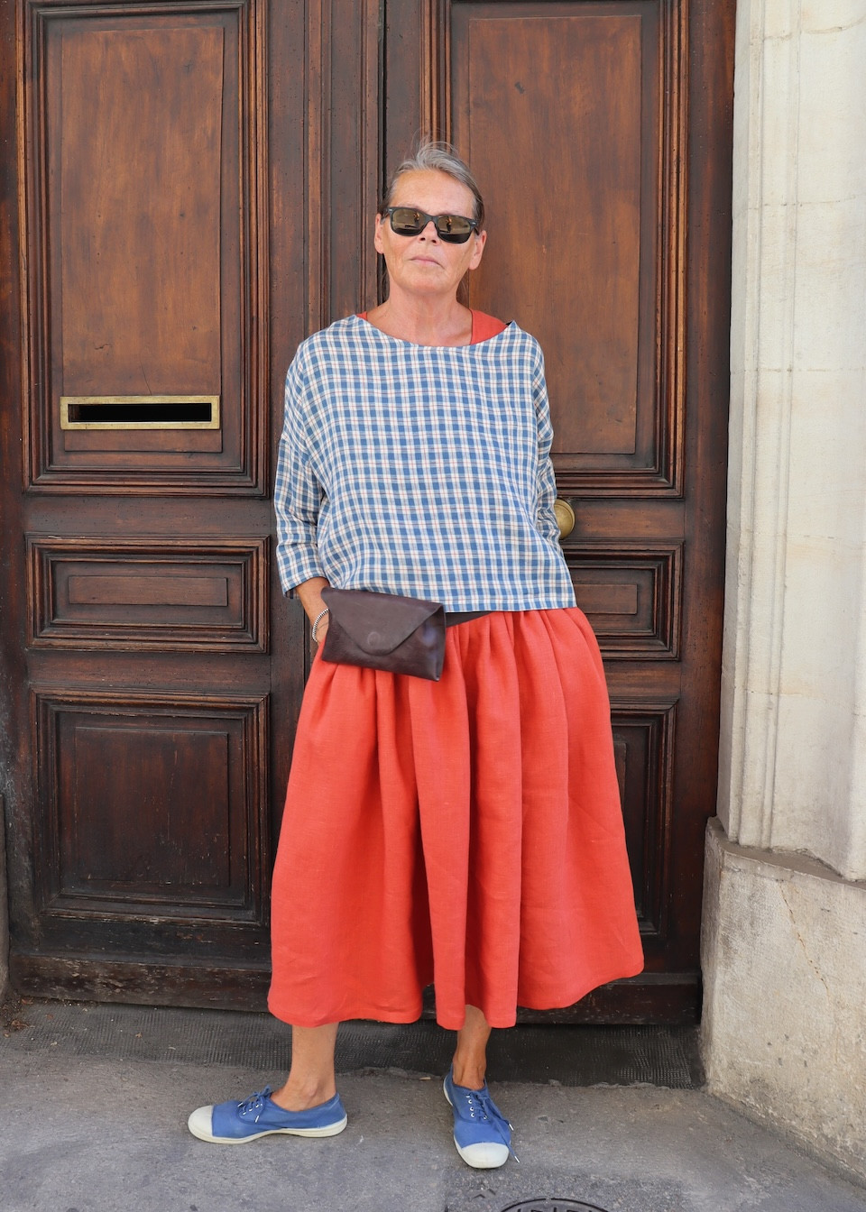 Pull 03 en lin écossais - LE VESTIAIRE DE JEANNE