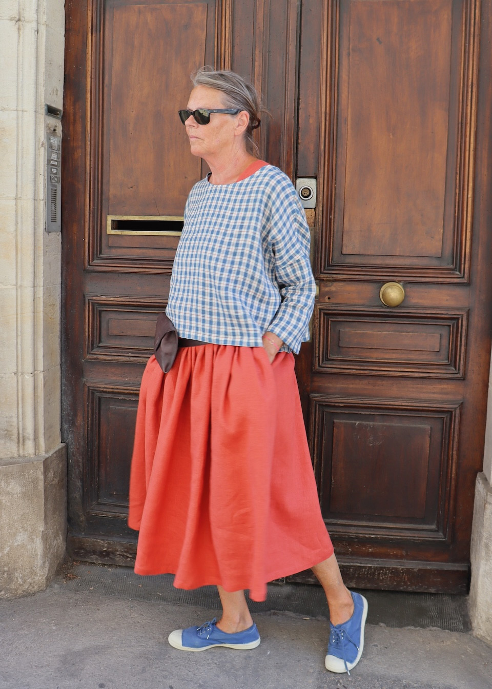 Pull 03 en lin écossais - LE VESTIAIRE DE JEANNE