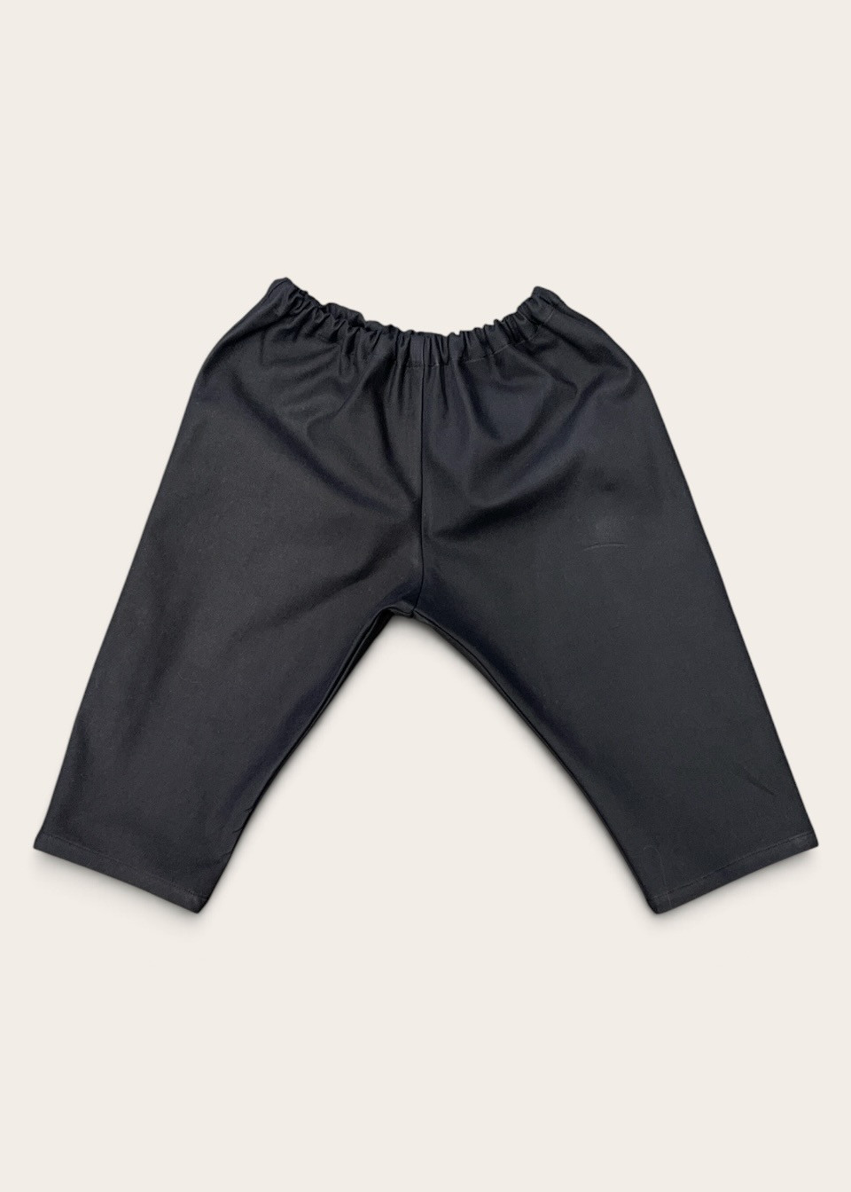 Pantalon bébé en coton bleu nuit - LE VESTIAIRE DE JEANNE