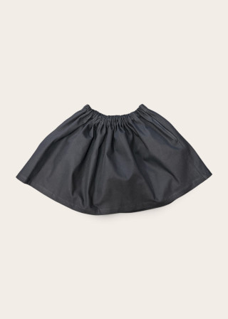 Jupe enfant en coton bleu nuit - LE VESTIAIRE DE JEANNE