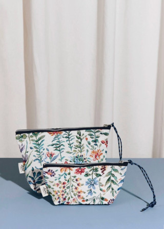 Azaleas jacquard pouch - ETUREL MADRID