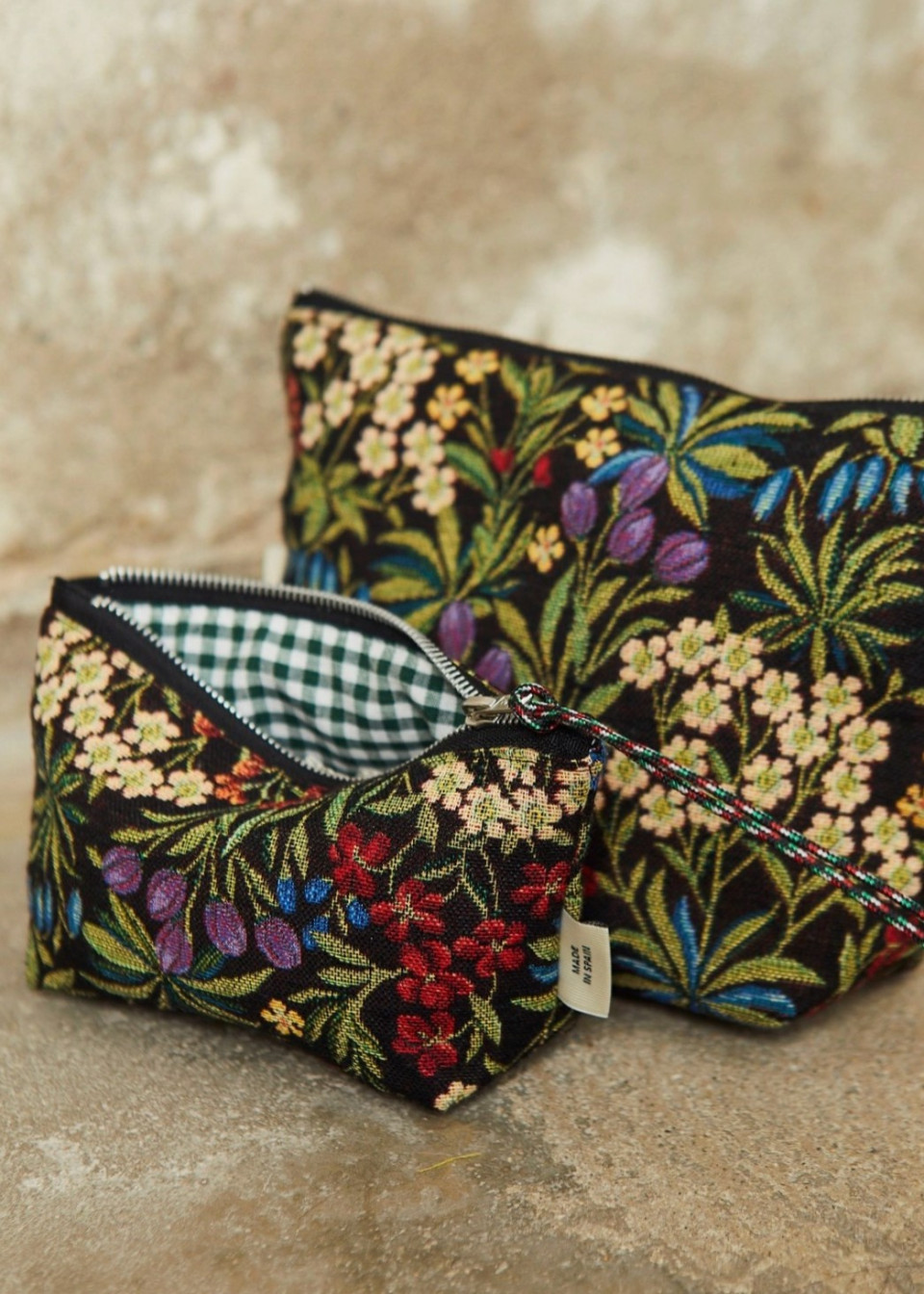 Daisies jacquard pouch - ETUREL MADRID