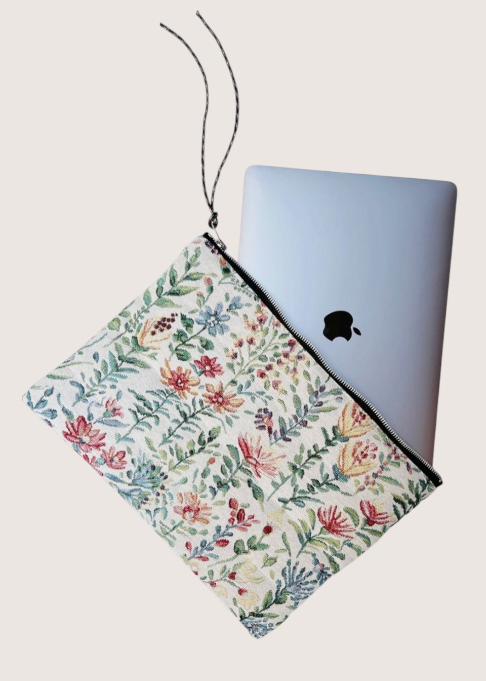 Azaleas jacquard laptop case - ETUREL MADRID