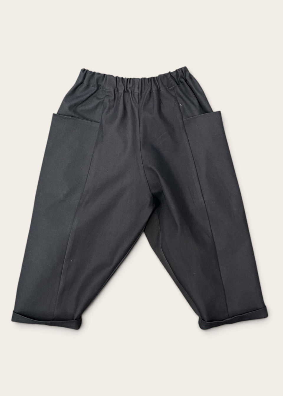 Kid trousers 09 in midnight blue cotton- LE VESTIAIRE DE JEANNE
